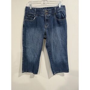 Eddie Bauer Curvy Capri Jeans Womens Size 10